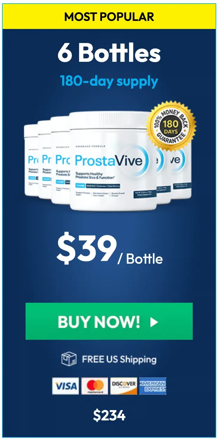 ProstaVive Buy 6 Bottles
